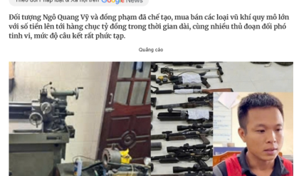 ngô quang vỹ sản xuất buôn bán vũ khí